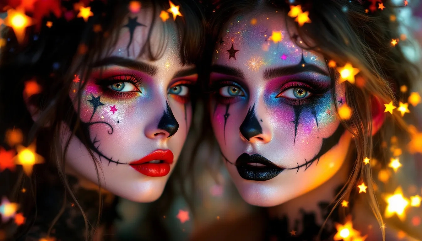 opter maquillage Halloween