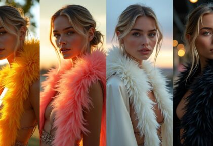 Accessoiriser avec le boa à plumes flashy : conseils et inspis