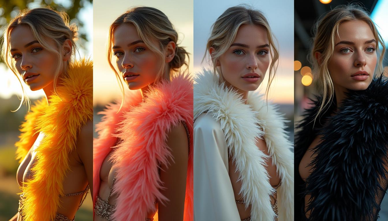 Accessoiriser avec le boa à plumes flashy : conseils et inspis