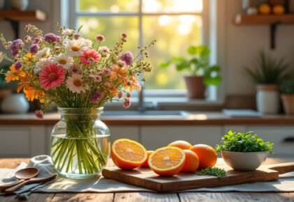 Comment créer un centre de table naturel avec des éléments de votre jardin
