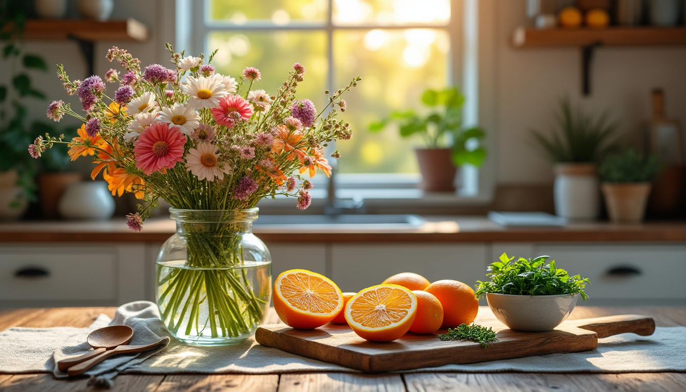 Comment créer un centre de table naturel avec des éléments de votre jardin