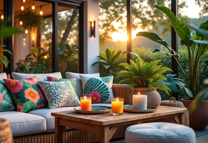 Déco tropicale pour été : accessoires à ne pas manquer