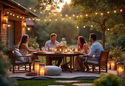 Les meilleures idées pour une fête intime dans le jardin réussie