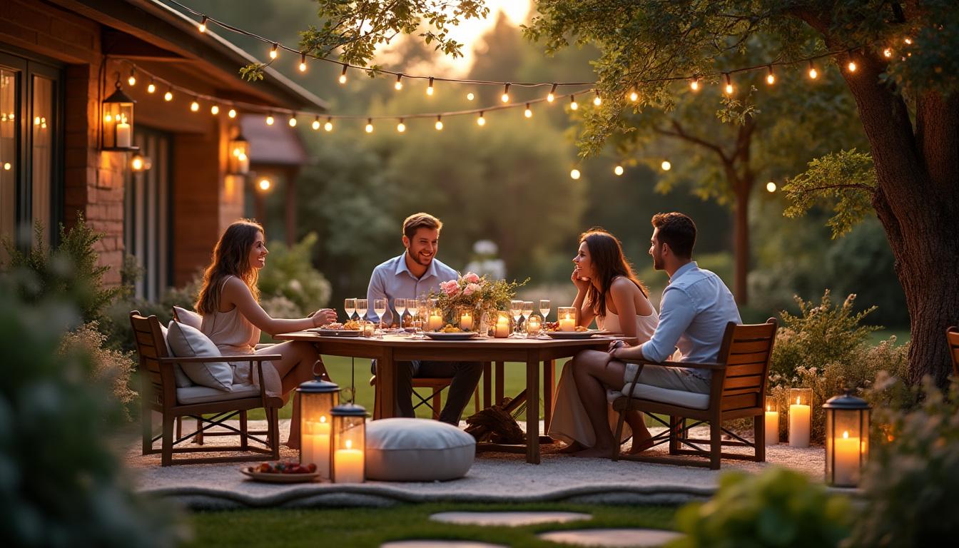 Les meilleures idées pour une fête intime dans le jardin réussie