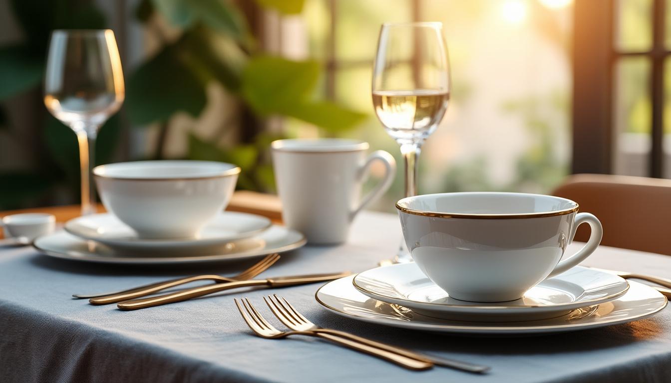 Comment choisir la meilleure vaisselle jetable élégante pour un dîner sophistiqué