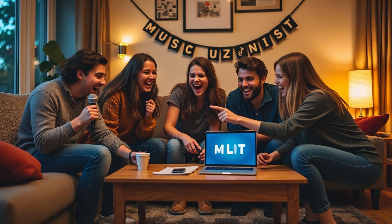 testez vos connaissances musicales et animez vos soirées avec notre blind test festif. devenez le roi du divertissement en famille ou entre amis !