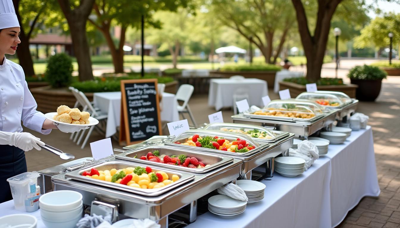 découvrez les erreurs courantes à éviter pour réussir l'organisation de votre buffet dinatoire en extérieur et garantir une soirée conviviale et sans accroc.