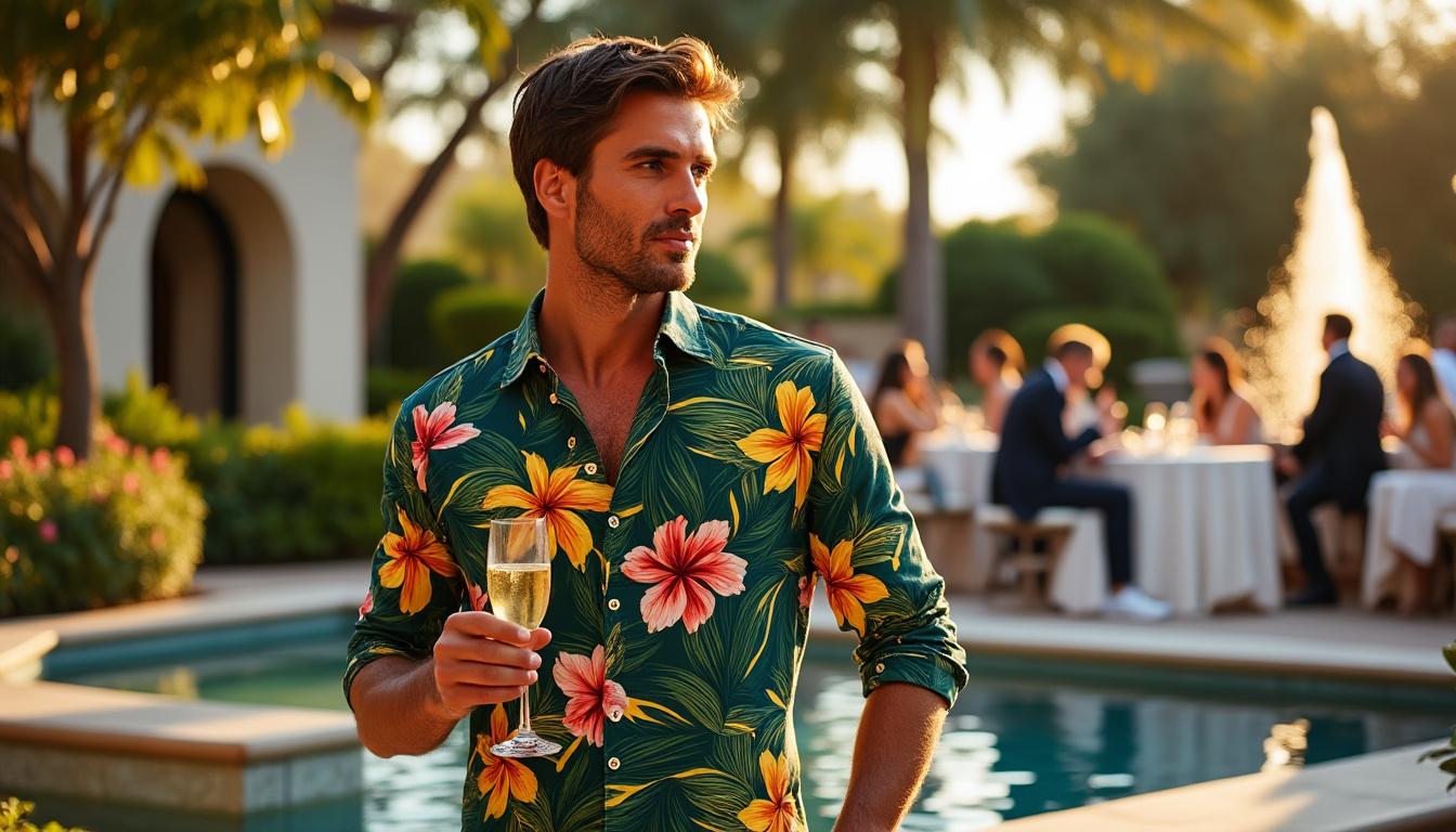 découvrez les erreurs courantes à éviter lorsqu'on porte une chemise imprimée pour un cocktail afin d'assurer un look élégant et approprié.