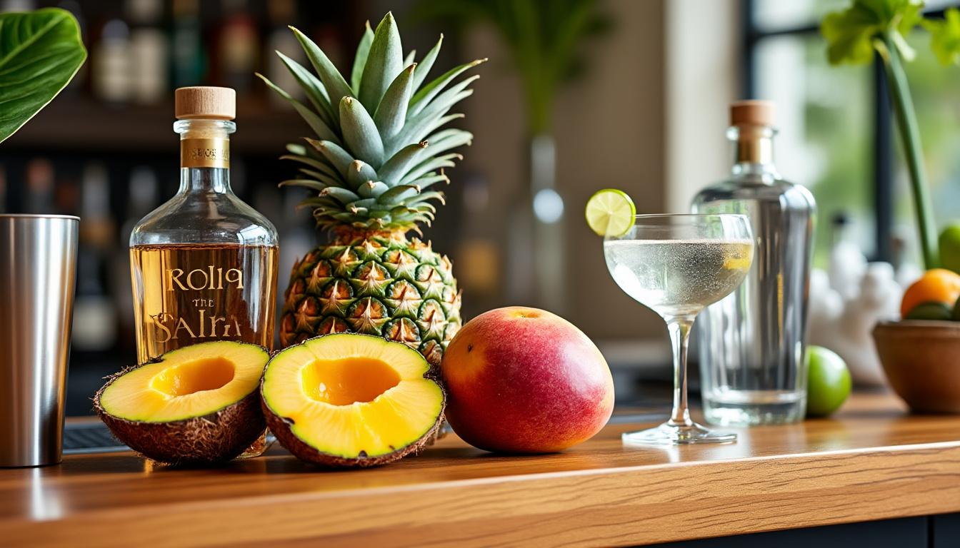 découvrez comment préparer des cocktails tropicaux faits maison avec une présentation élégante pour impressionner vos invités et apporter une touche d'exotisme à vos soirées.