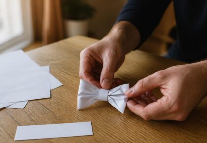 Les secrets de l&rsquo;art : comment faire un nœud papillon en papier facilement