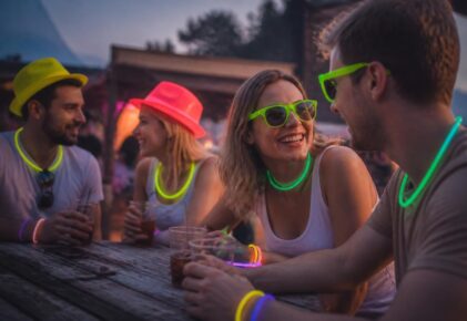 Pourquoi les accessoires fluo pour soirée sont cette saison